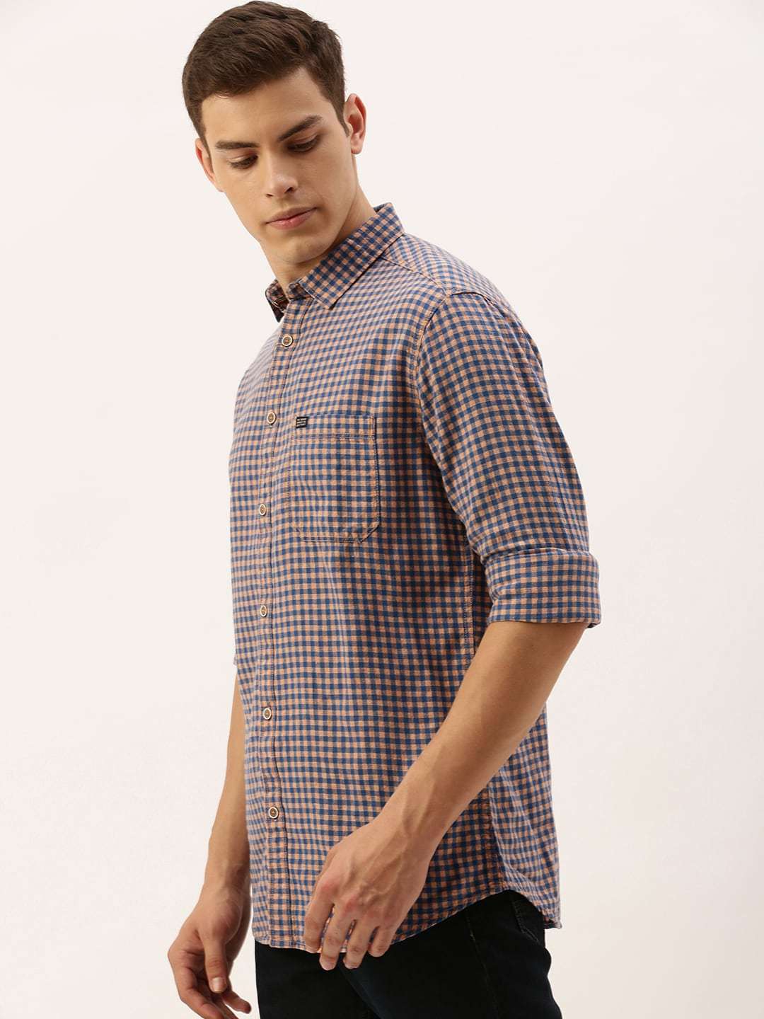 Shop Men Checked Shirt Online.