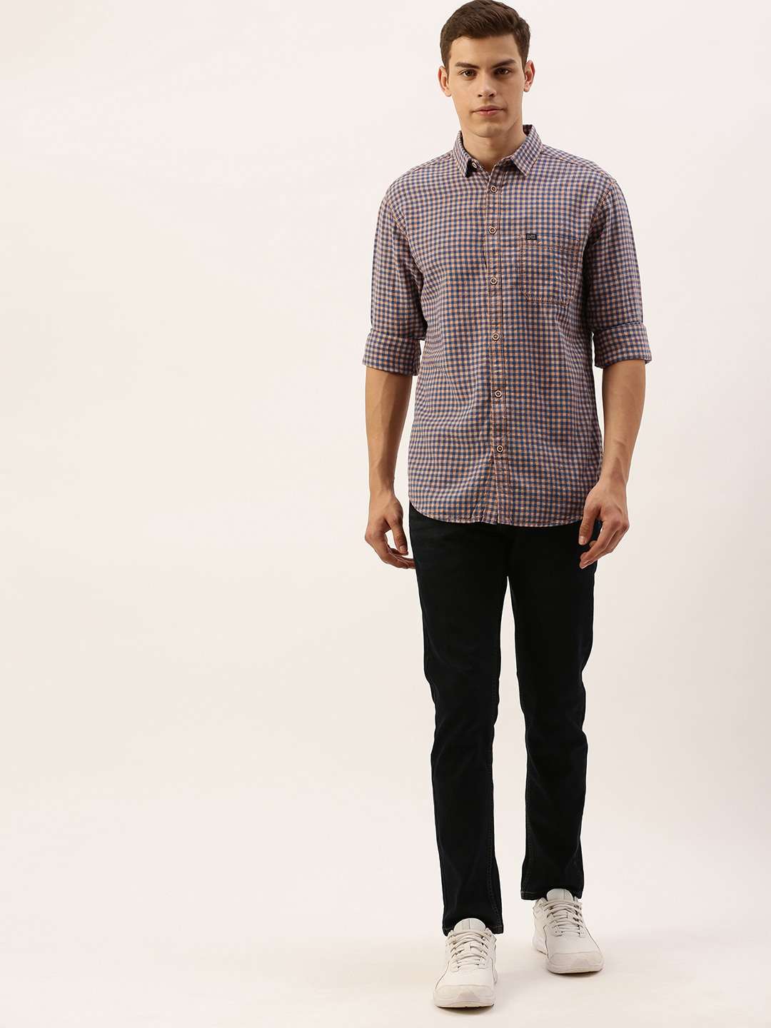 Shop Men Checked Shirt Online.