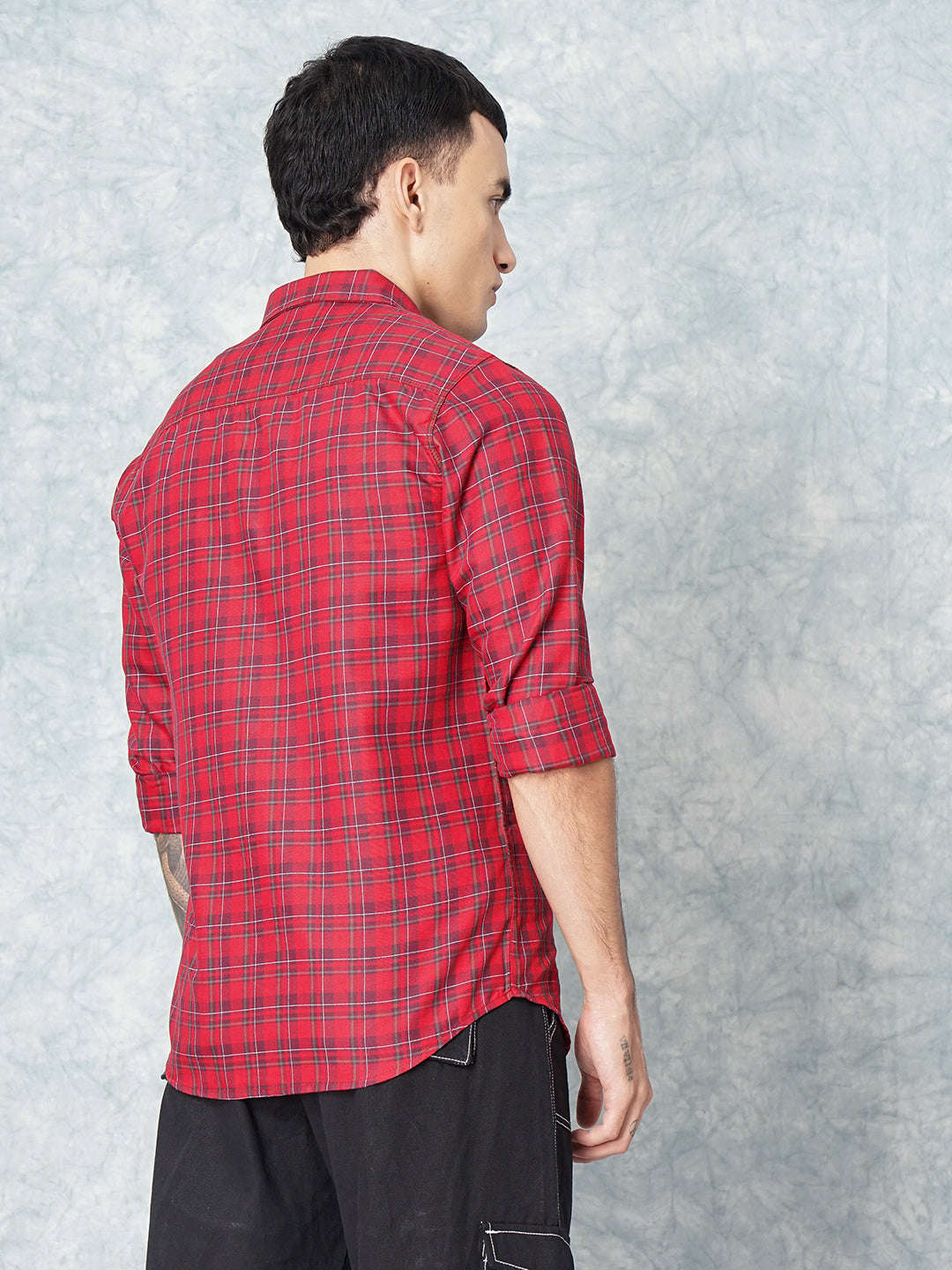 Shop Men Checks Shirt Online.