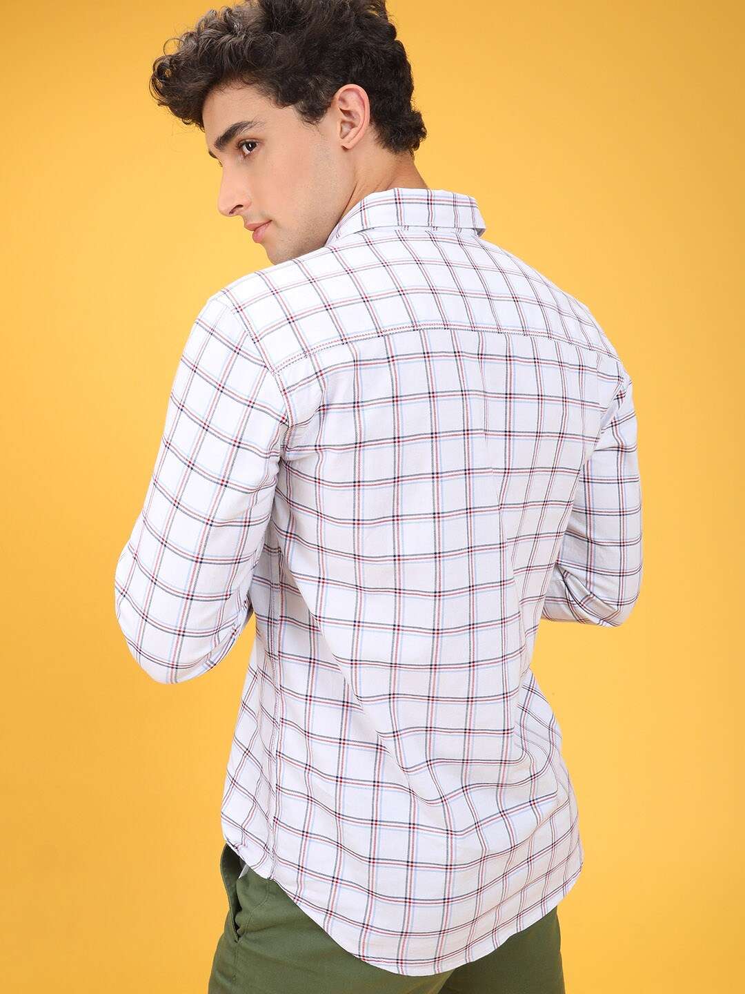 Shop Men Checked Shirt Online.