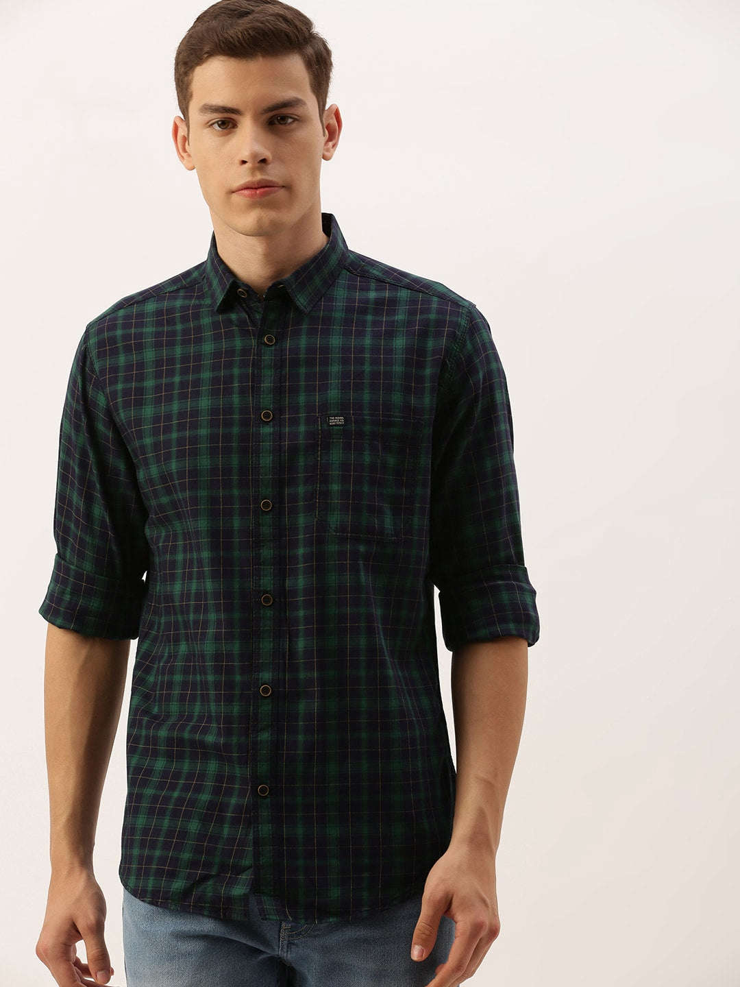 Shop Men Checks Shirt Online.