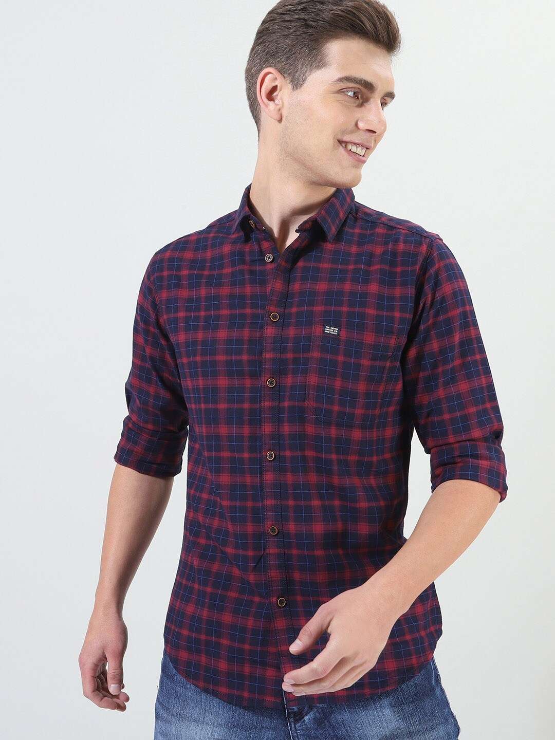 Shop Men Checks Shirt Online.