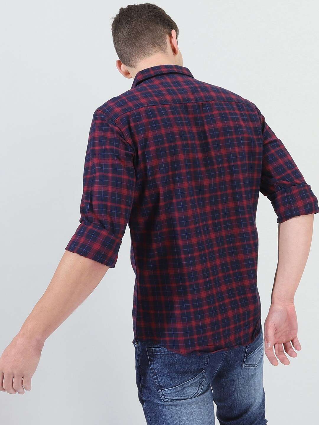 Shop Men Checks Shirt Online.