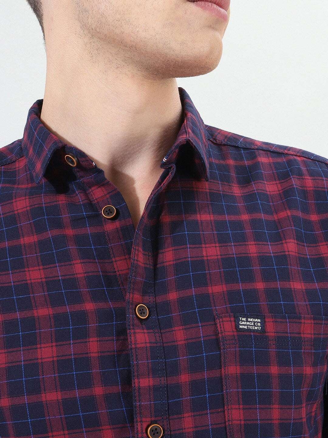 Shop Men Checks Shirt Online.