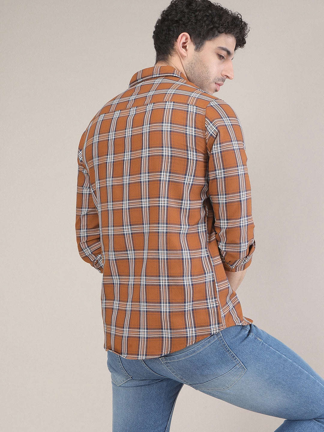 Shop Men Checks Shirt Online.