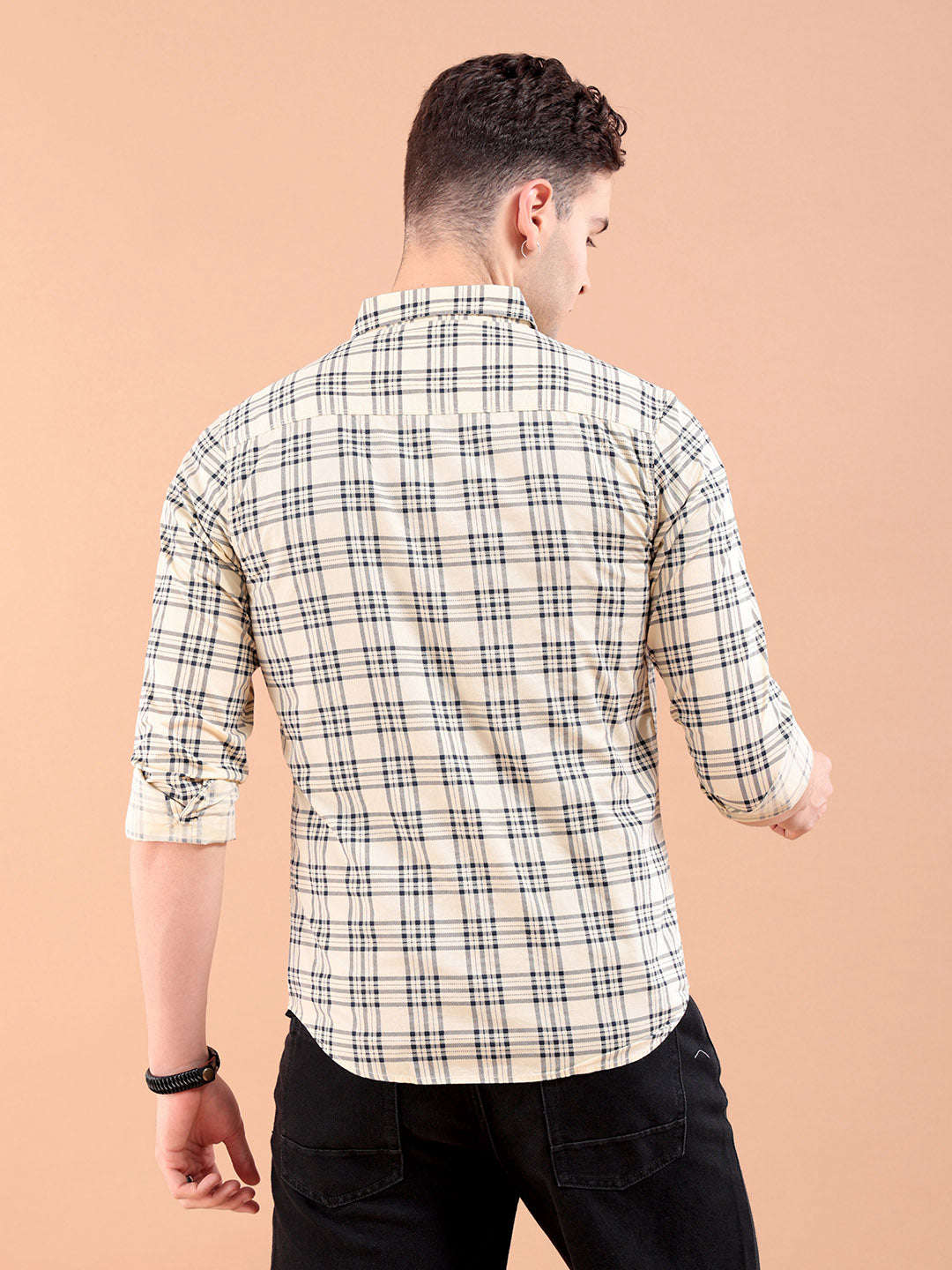 Shop Men Checked Shirt Online.