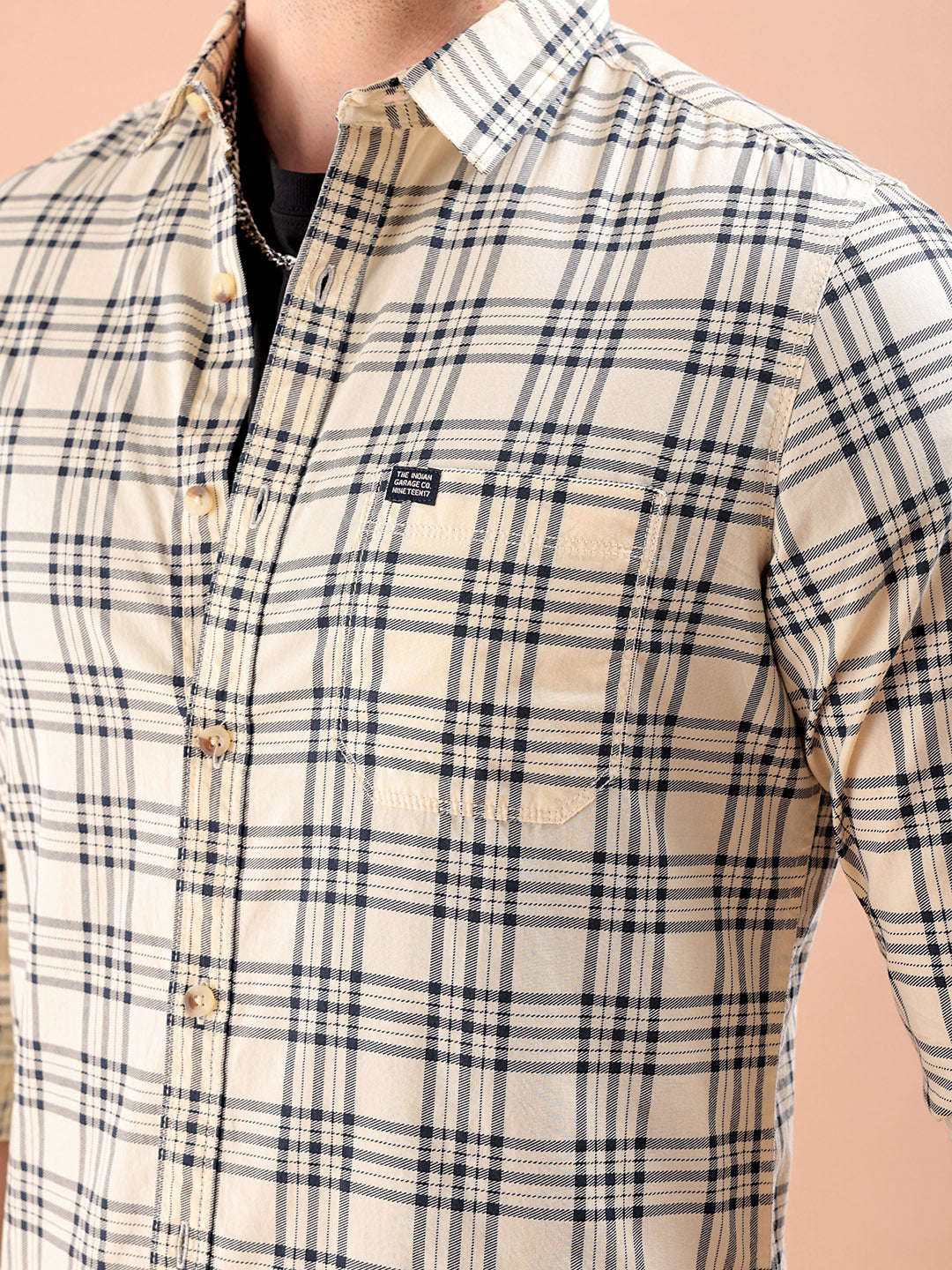 Shop Men Checked Shirt Online.