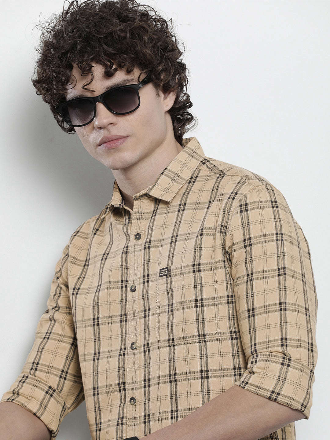 Shop Men Checked Shirt Online.