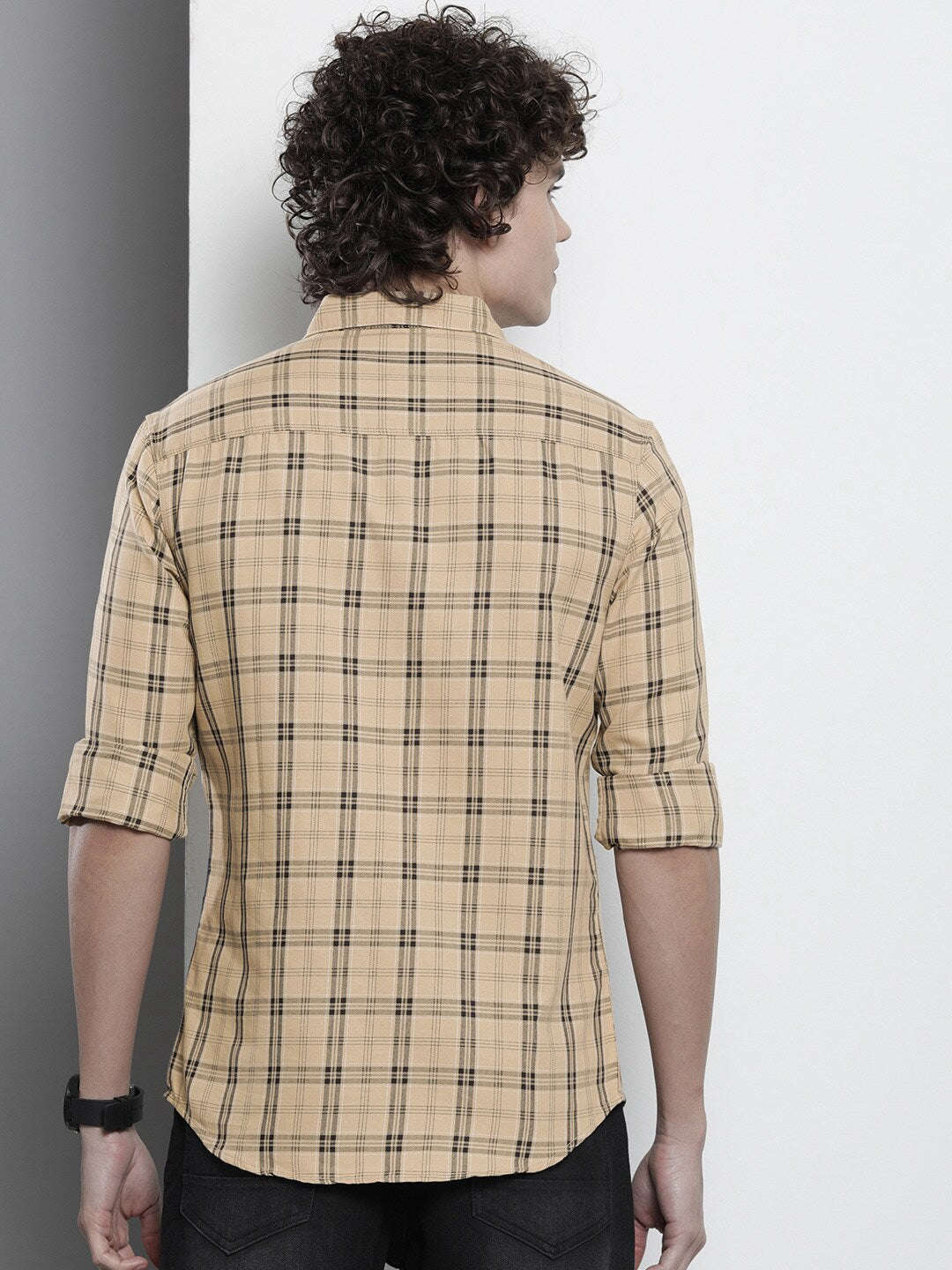 Shop Men Checked Shirt Online.