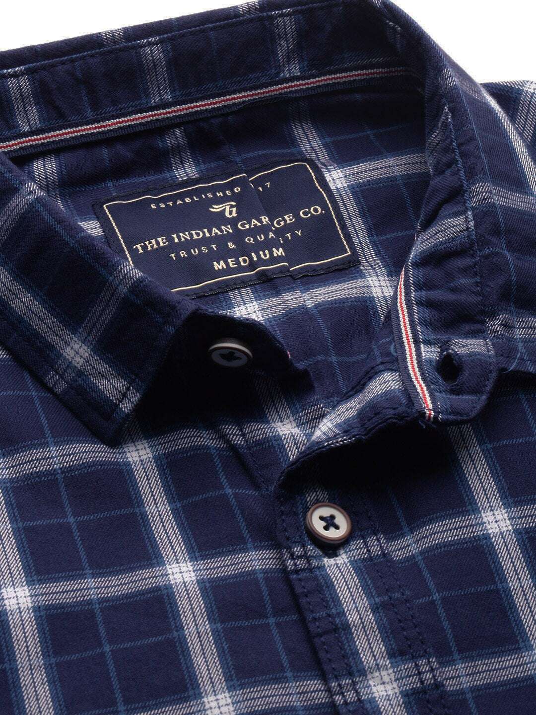 Shop Men Checked Shirt Online.