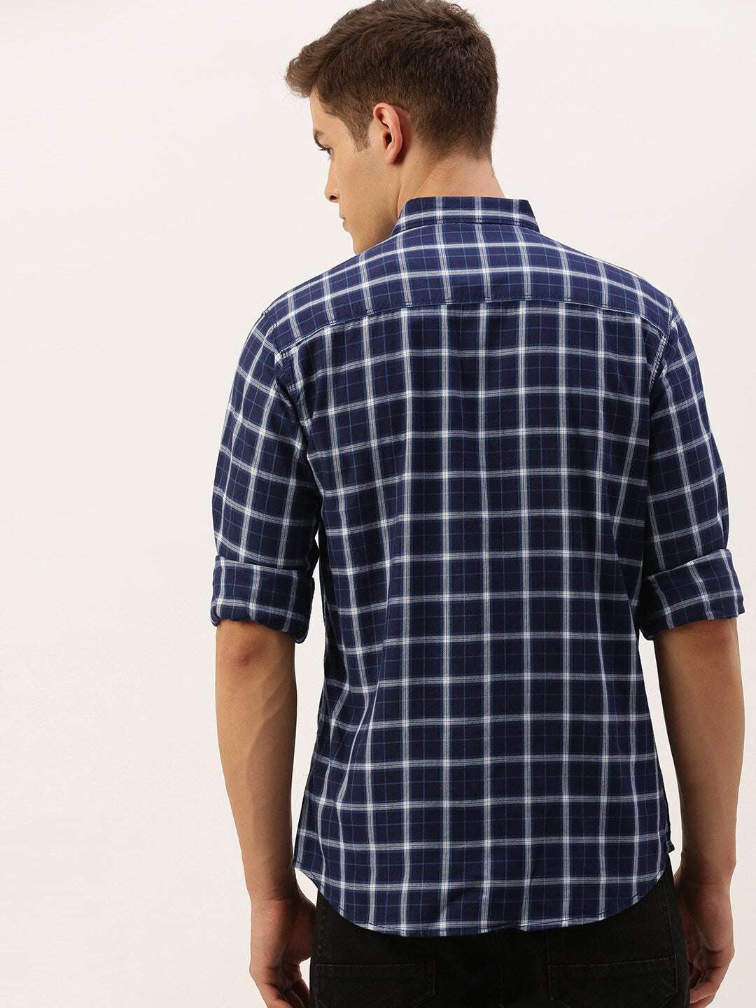 Shop Men Checked Shirt Online.