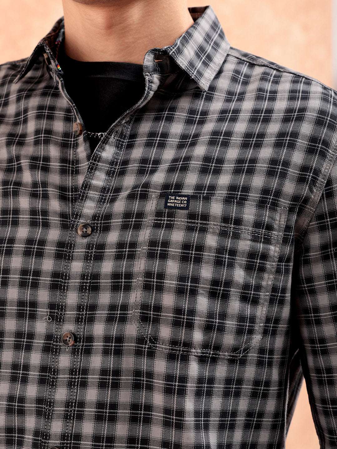 Shop Men Checks Shirt Online.