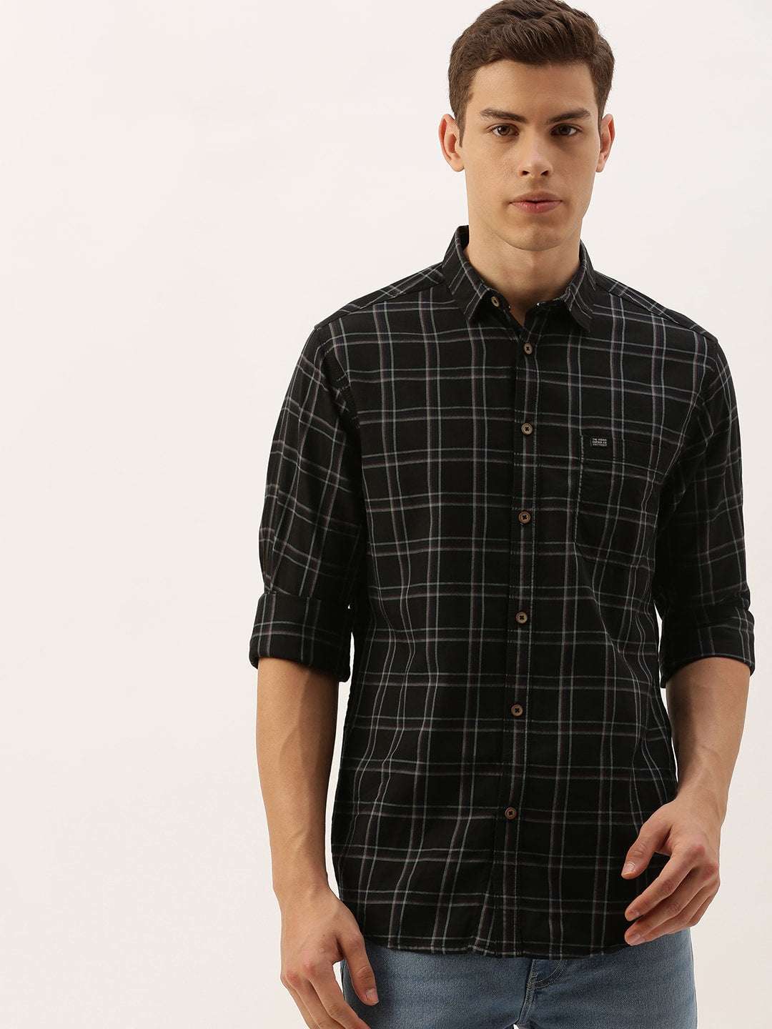 Shop Men Checks Shirt Online.