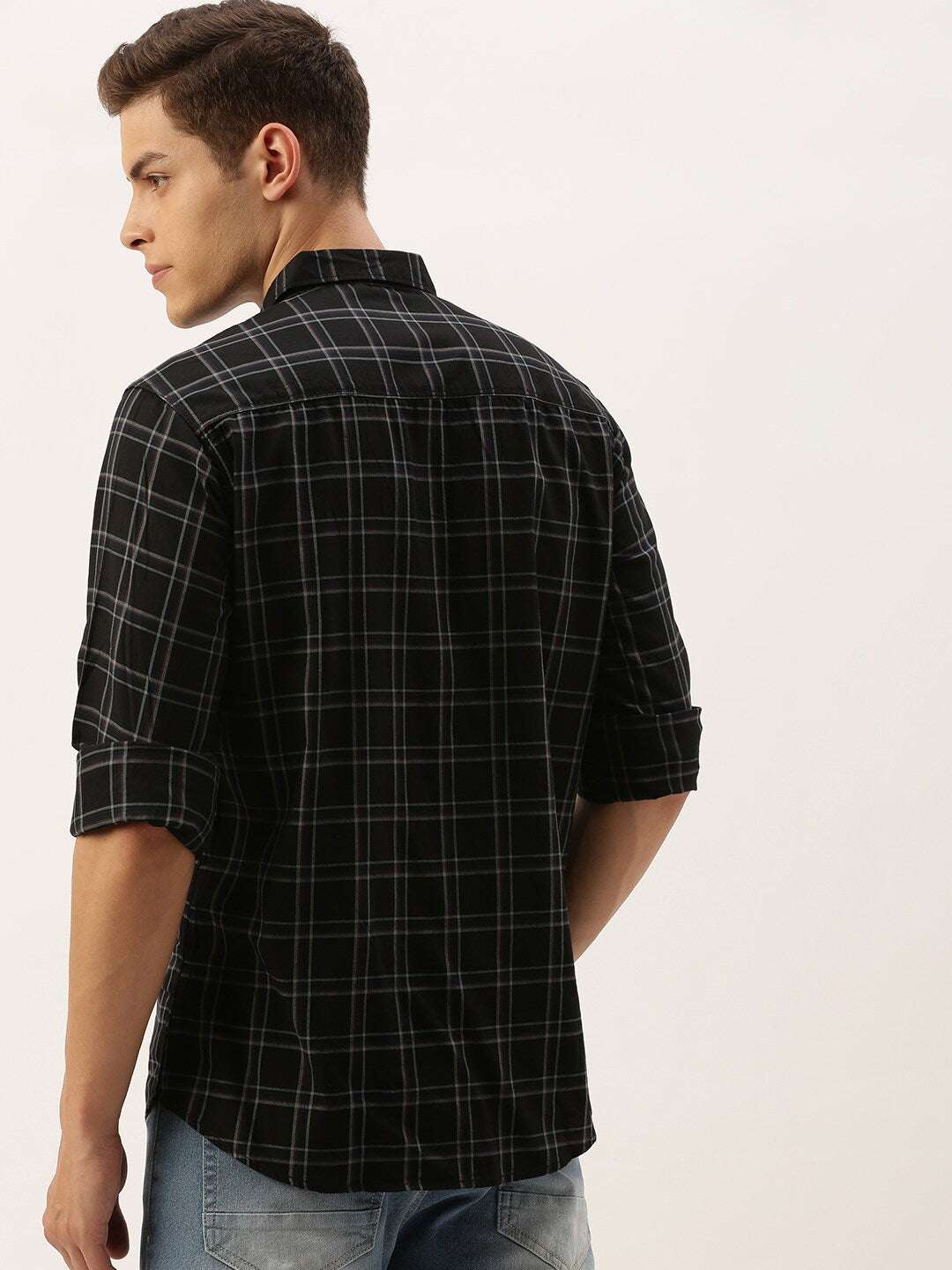 Shop Men Checks Shirt Online.