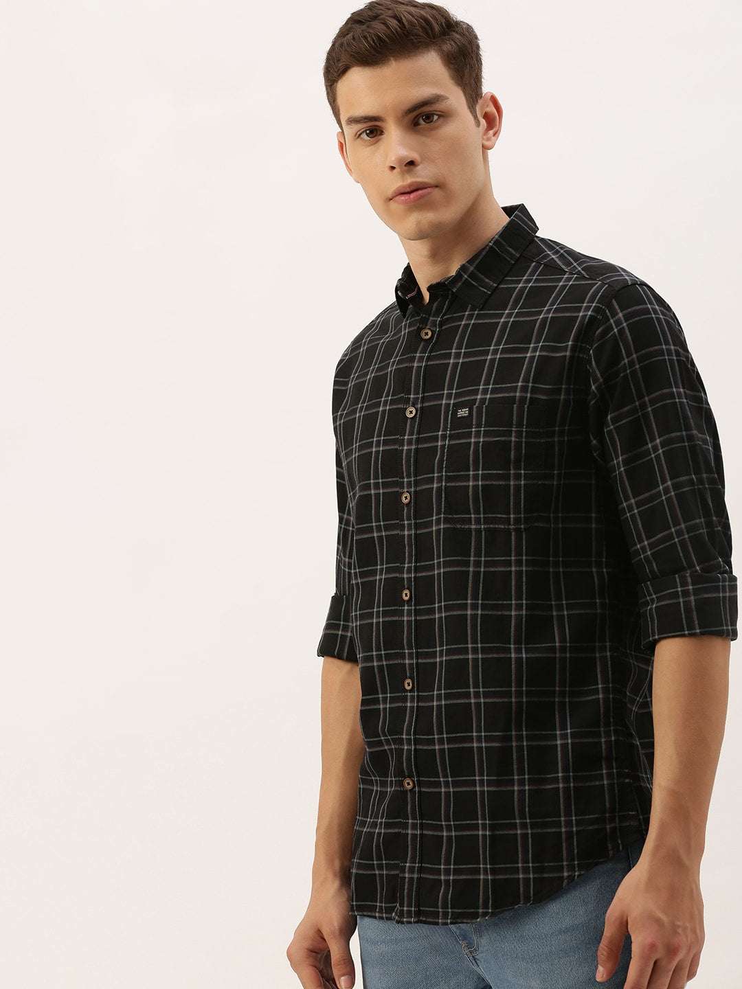 Shop Men Checks Shirt Online.