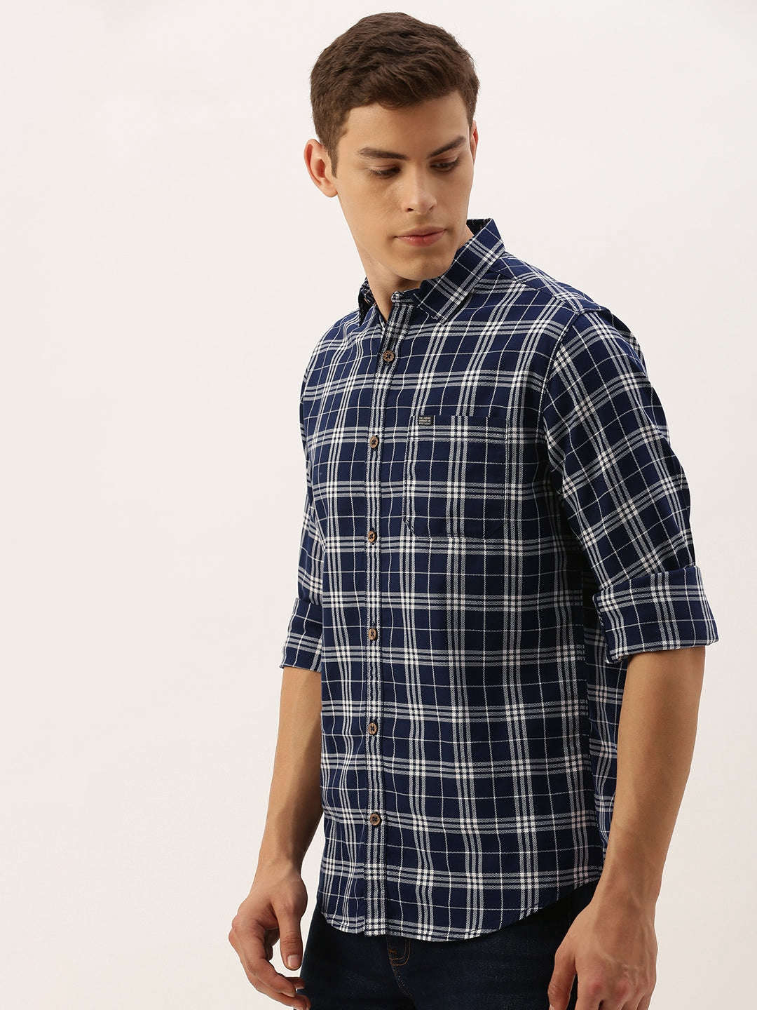 Shop Men Checks Shirt Online.