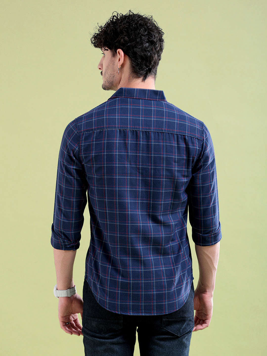 Shop Men Checks Shirt Online.