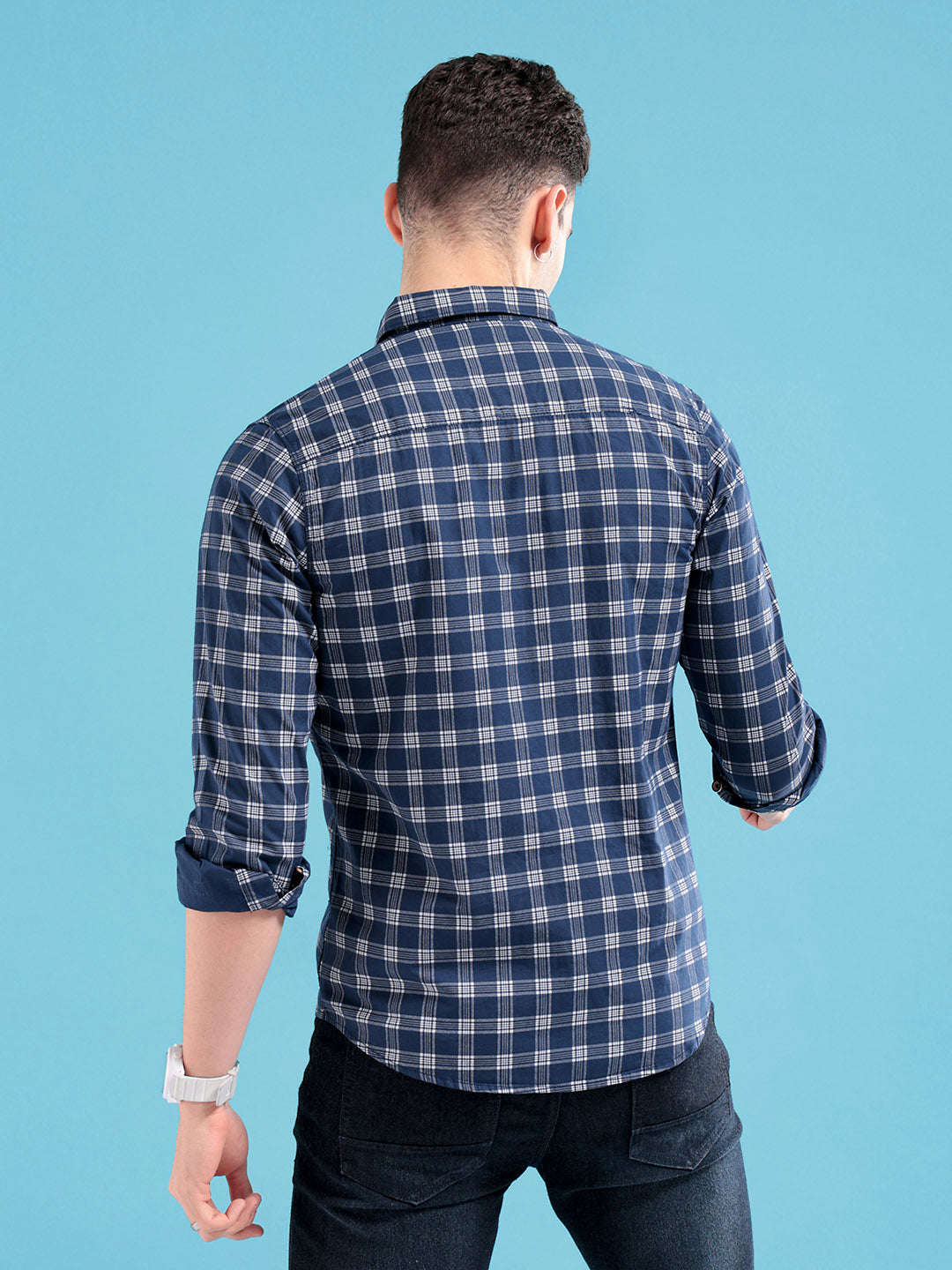 Shop Men Checks Shirt Online.