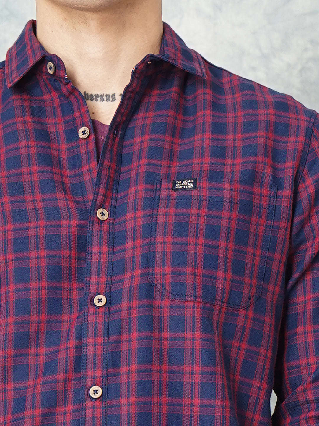 Shop Men Checks Shirt Online.