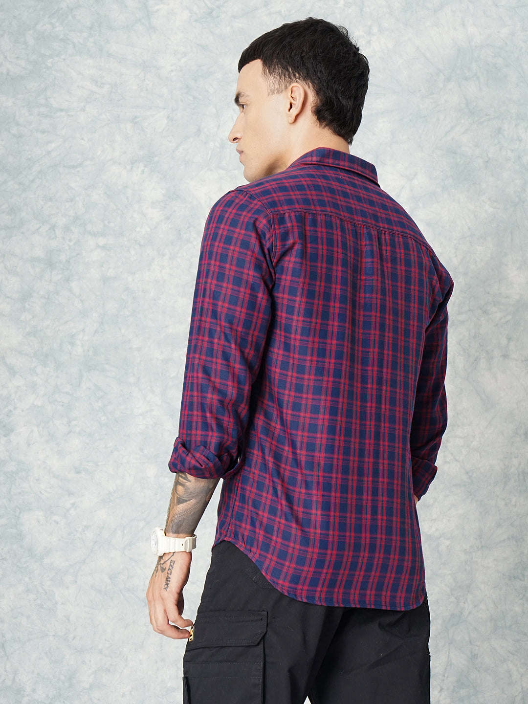 Shop Men Checks Shirt Online.