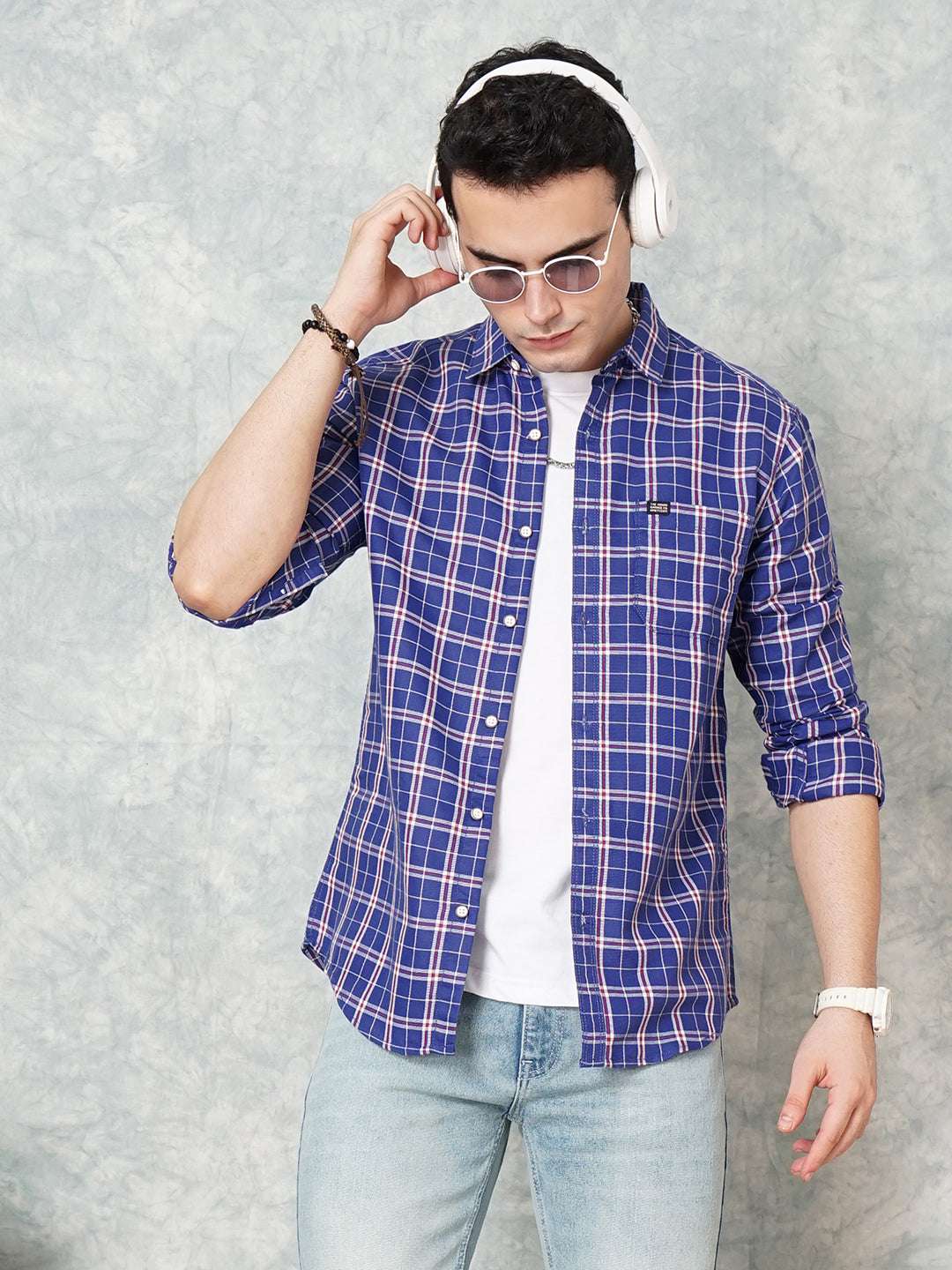 Shop Men Checks Shirt Online.