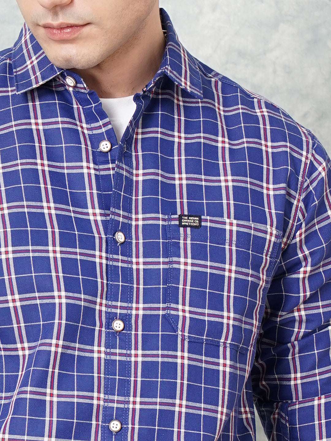 Shop Men Checks Shirt Online.