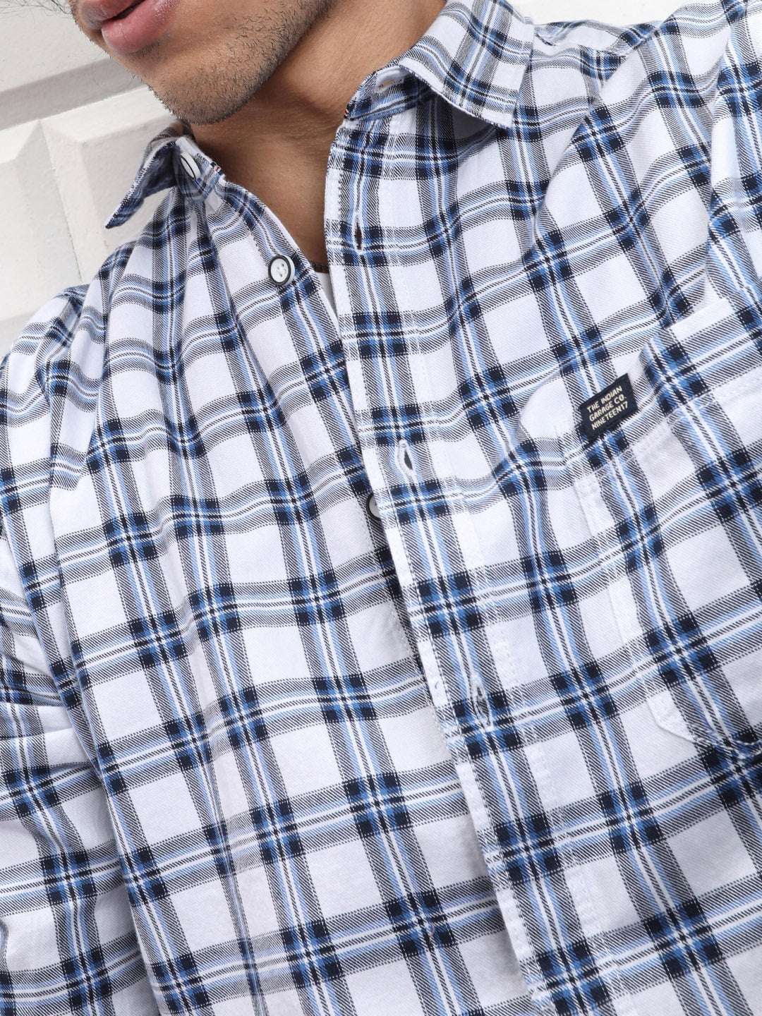 Shop Men Checks Shirt Online.