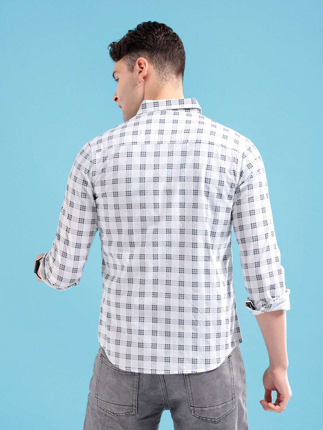 Shop Men Checks Shirt Online.