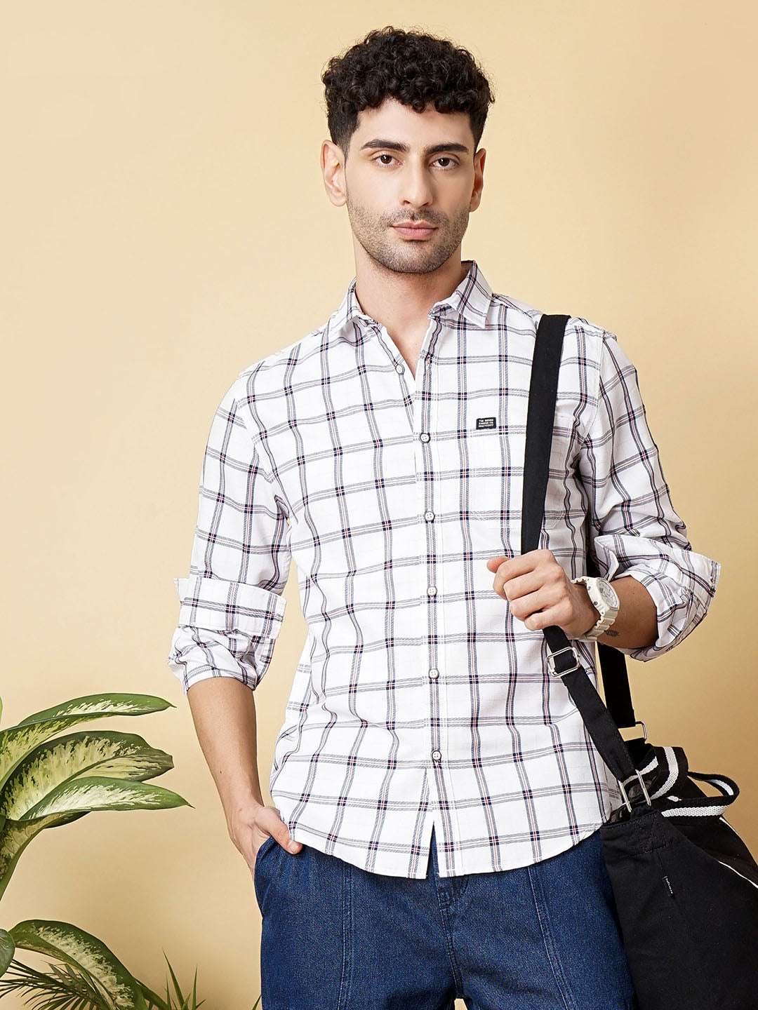 Shop Men Checks Shirt Online.