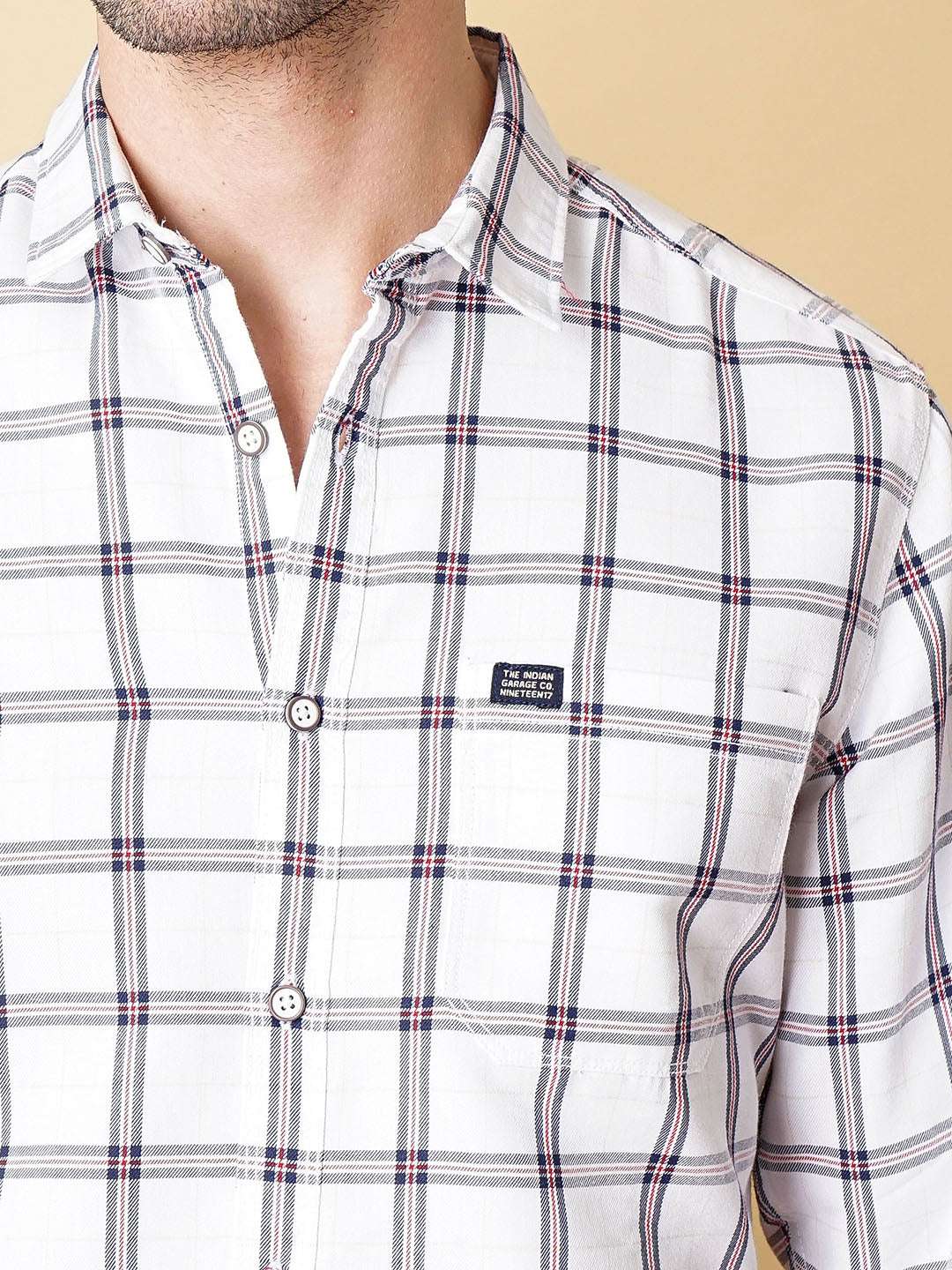 Shop Men Checks Shirt Online.