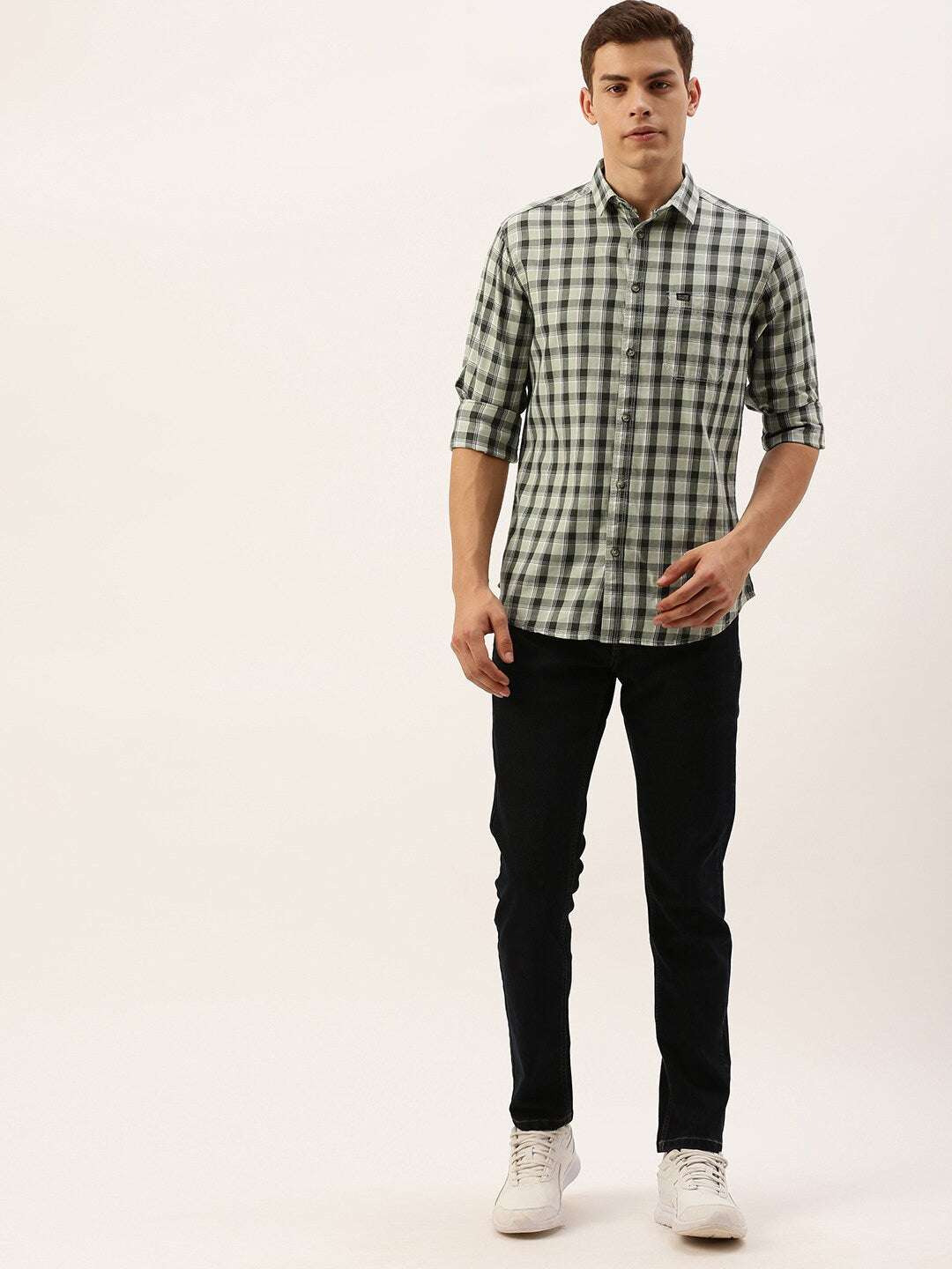 Shop Men Checked Shirt Online.