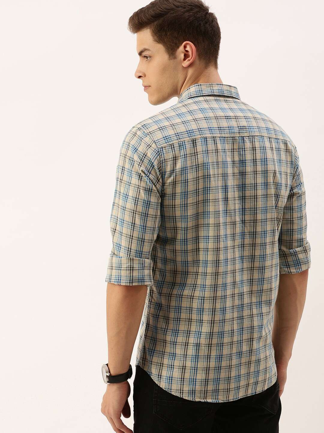 Shop Men Checks Shirt Online.