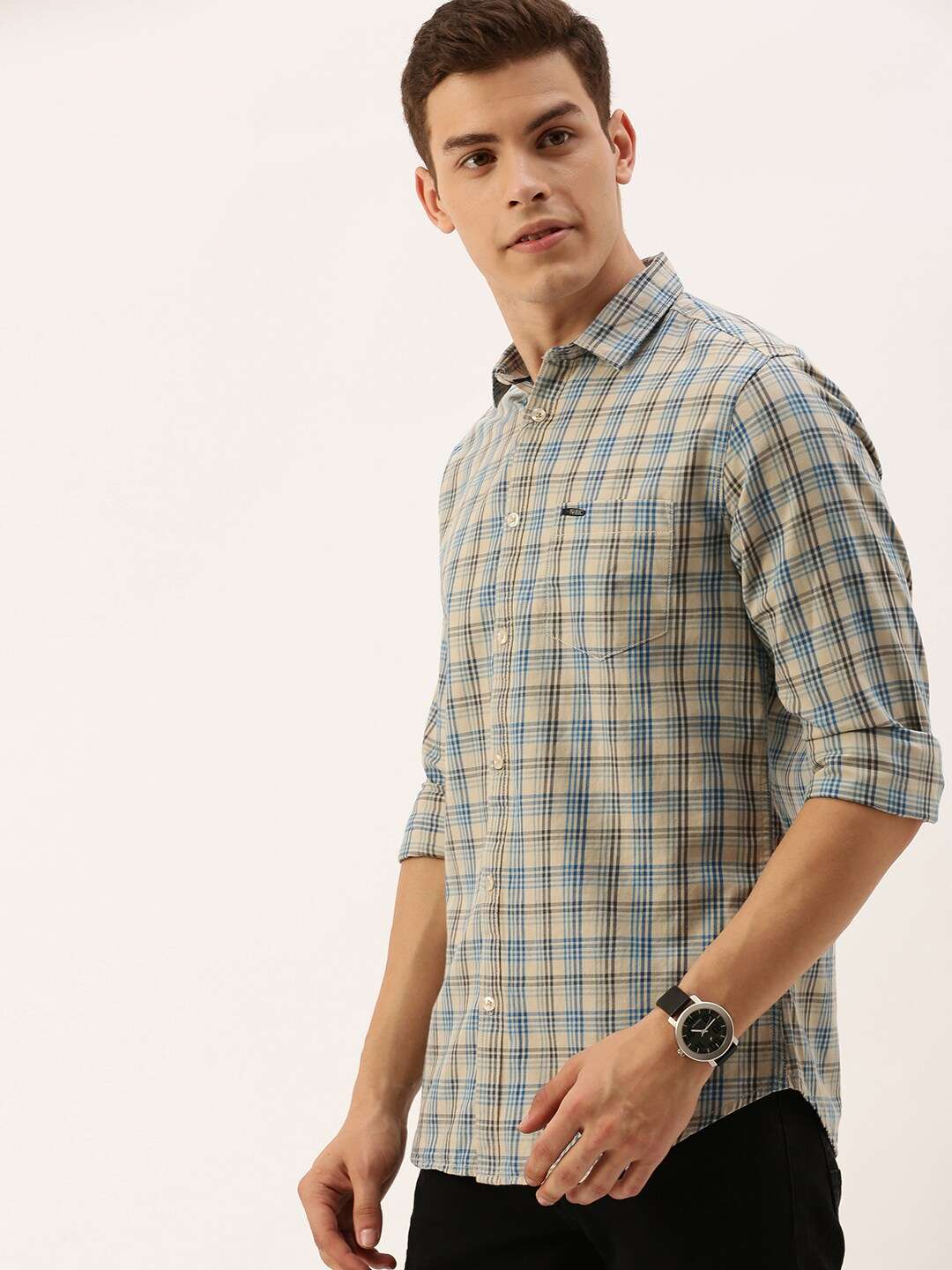 Shop Men Checks Shirt Online.