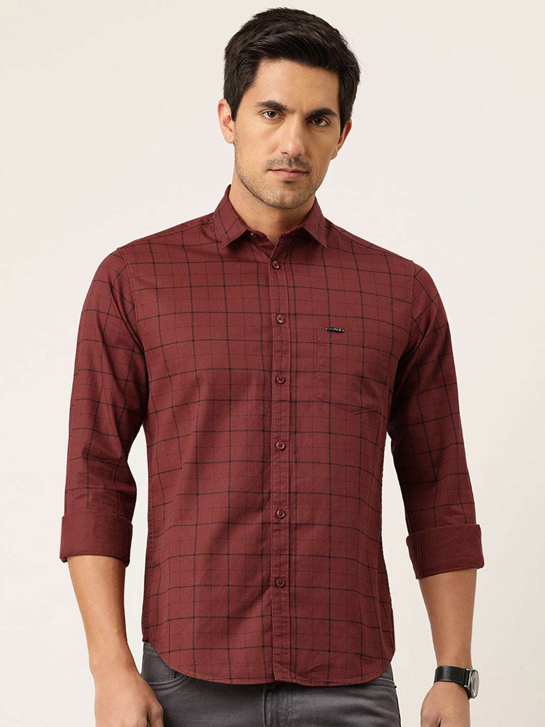 Shop Men Checks Shirt Online.