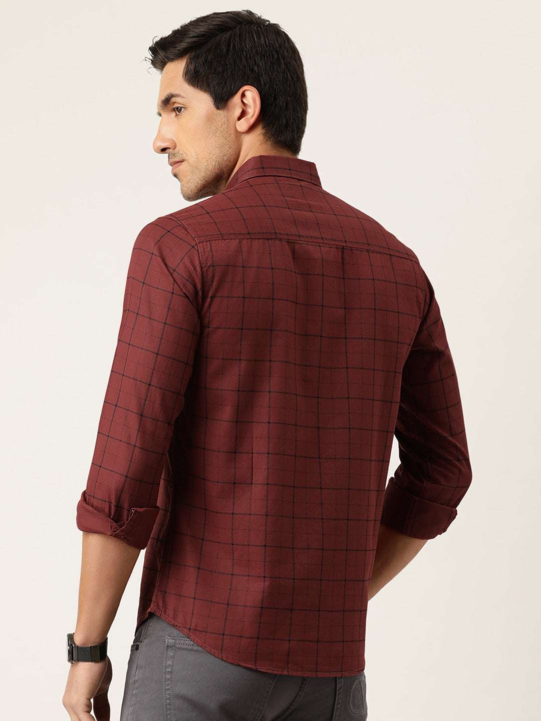 Shop Men Checks Shirt Online.