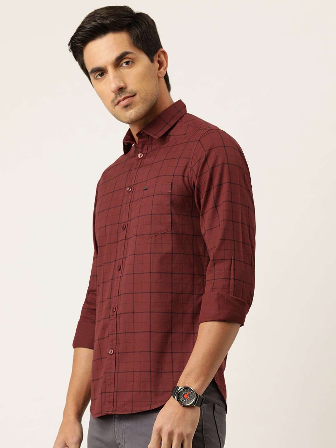 Shop Men Checks Shirt Online.