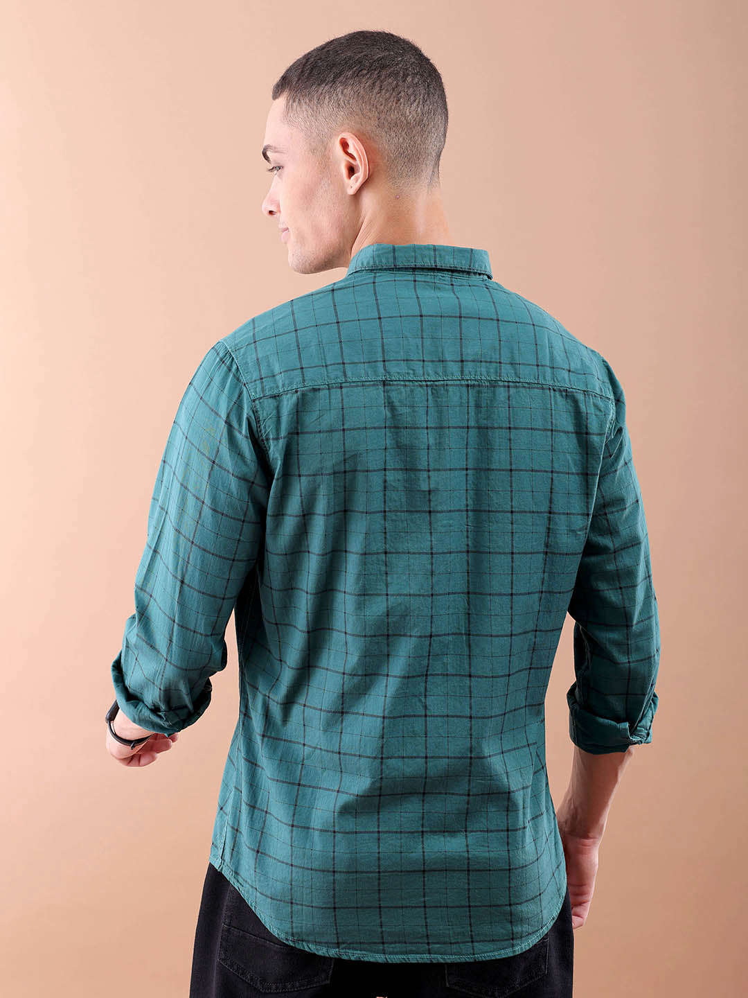 Shop Men Checks Shirt Online.