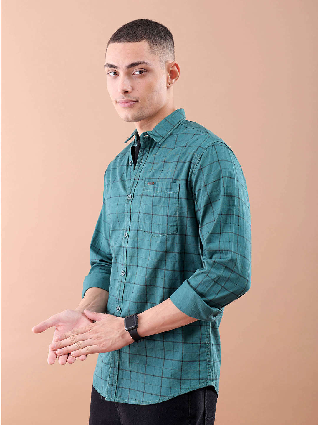 Shop Men Checks Shirt Online.