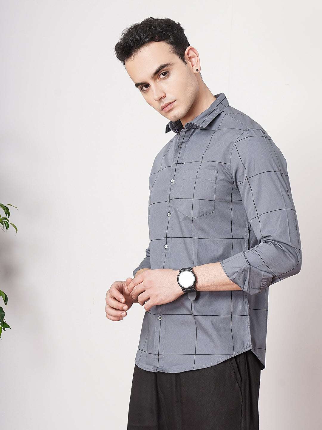 Shop Men Checks Shirt Online.