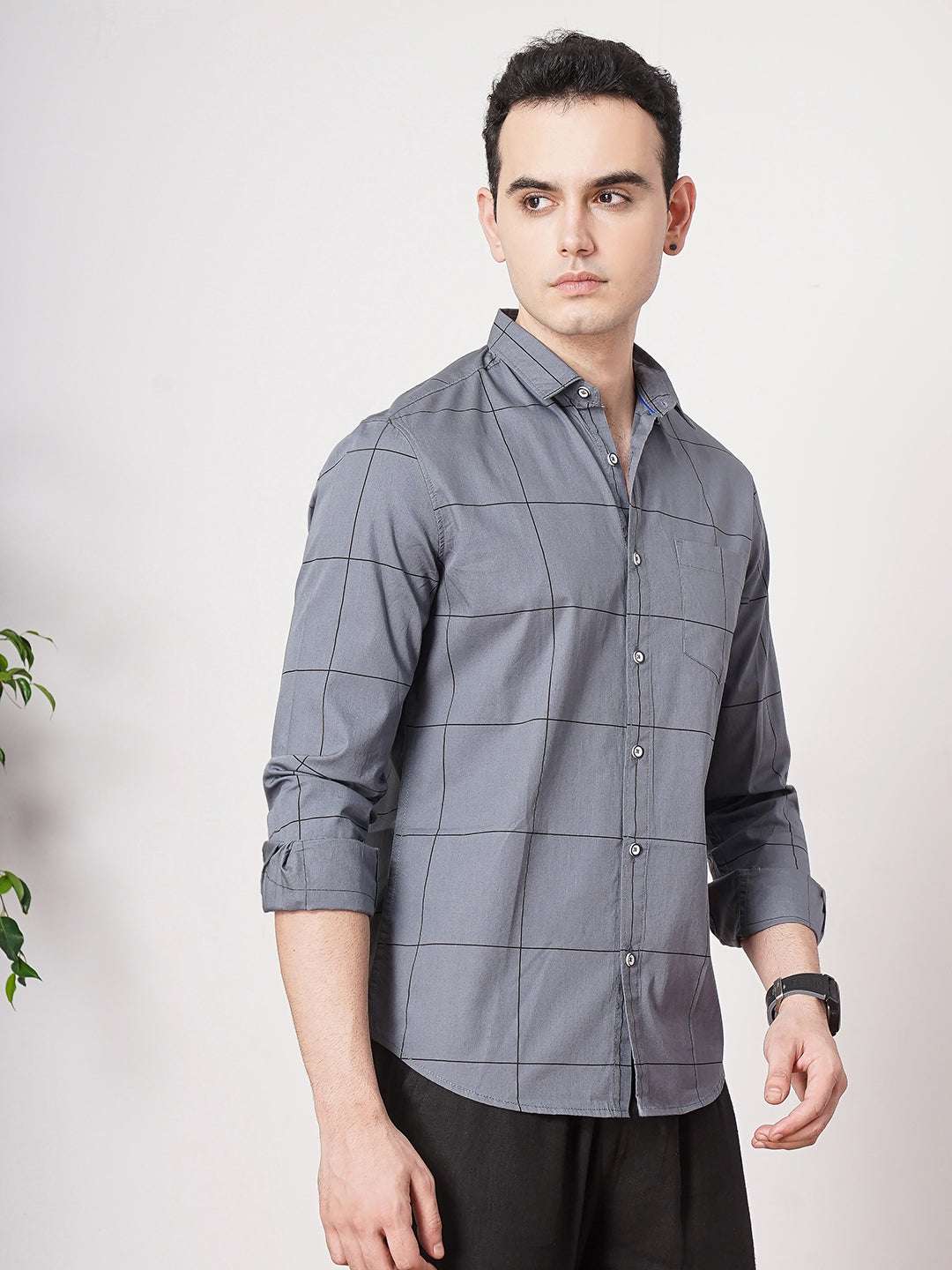 Shop Men Checks Shirt Online.