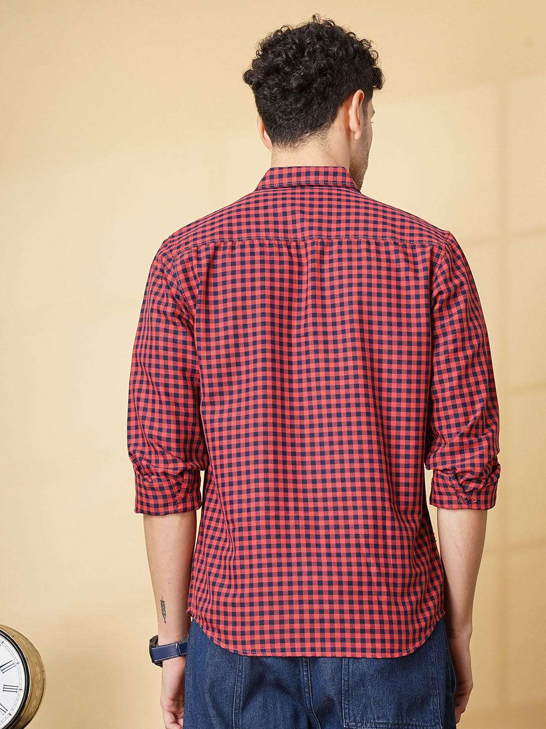 Shop Men Checks Shirt Online.