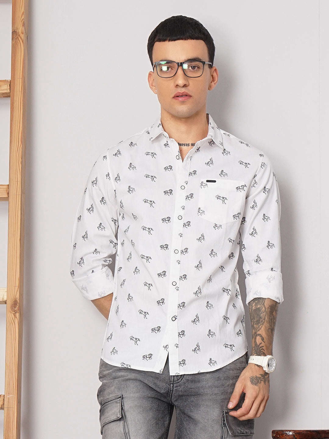 Shop Men Quirky Printed Shirt Online.