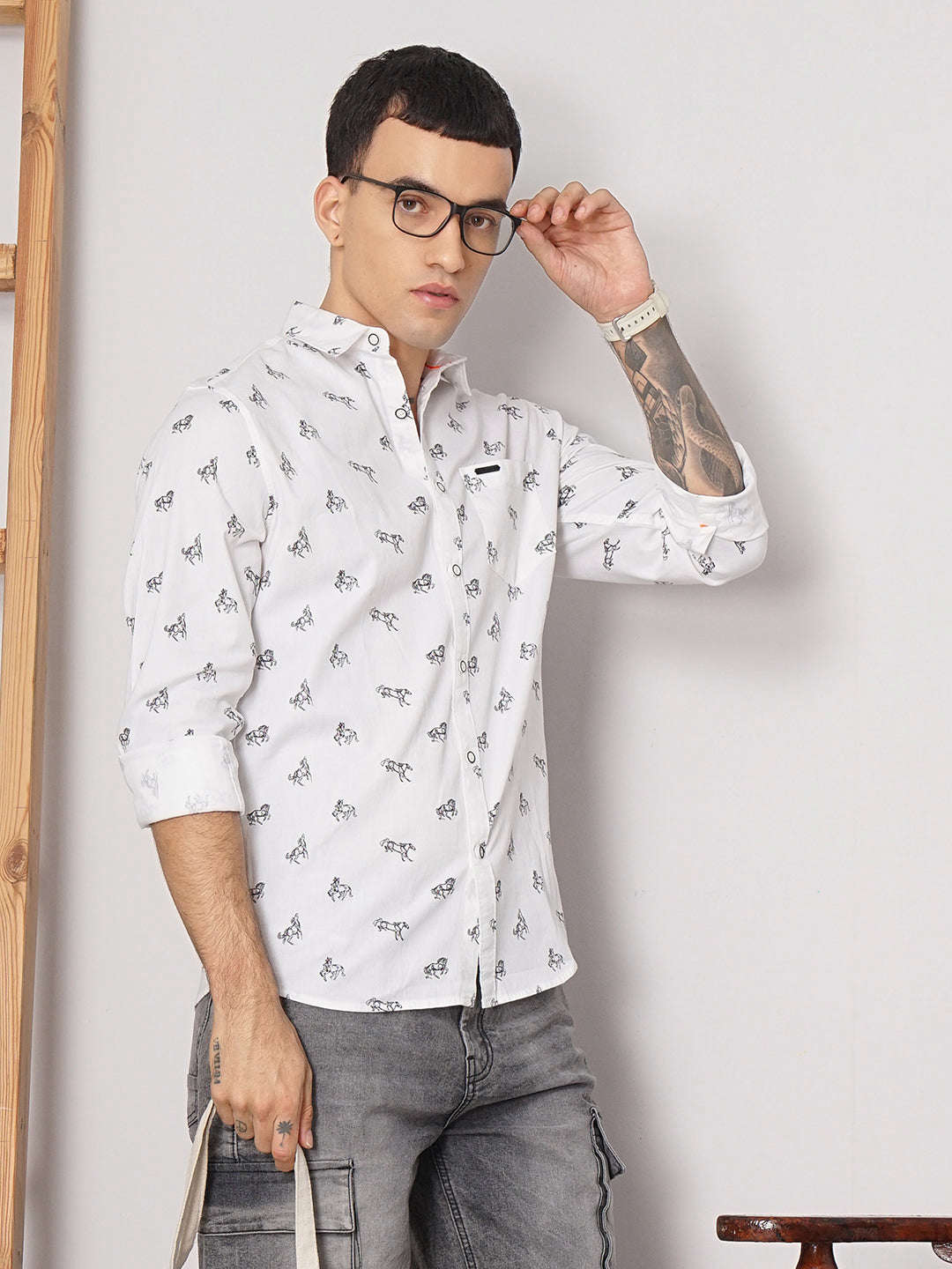 Shop Men Quirky Printed Shirt Online.