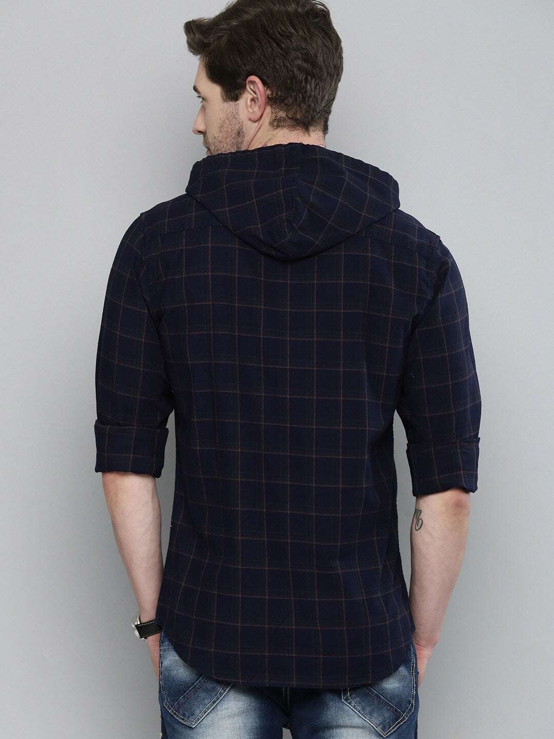 Shop Men Checked Shirt Online.