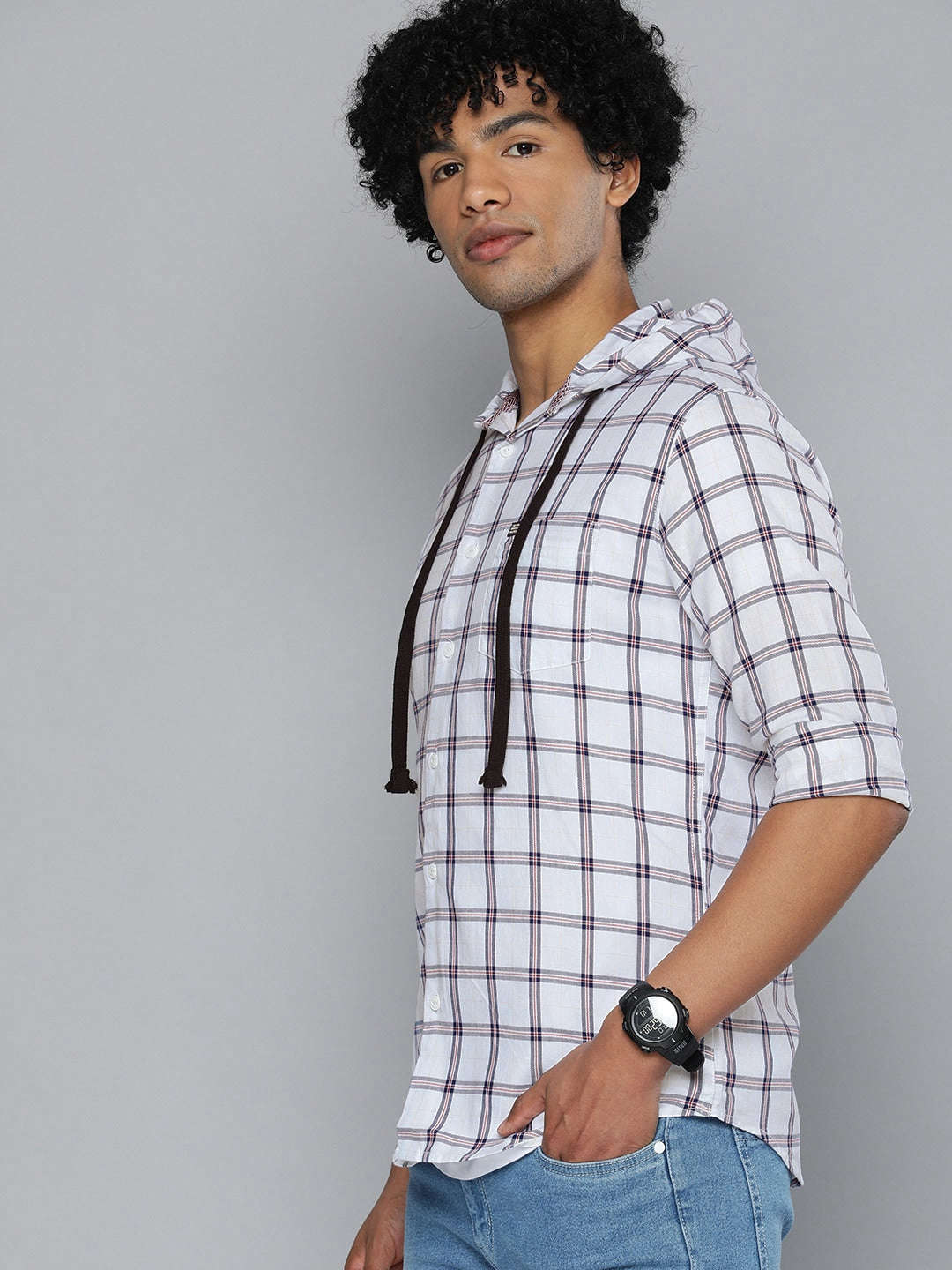 Shop Men Checks Shirt Online.