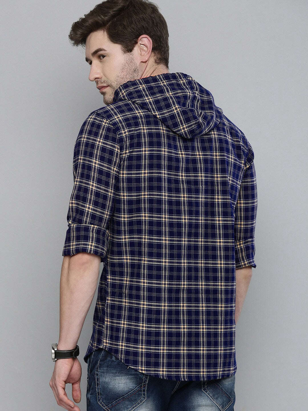 Shop Men Checks Shirt Online.