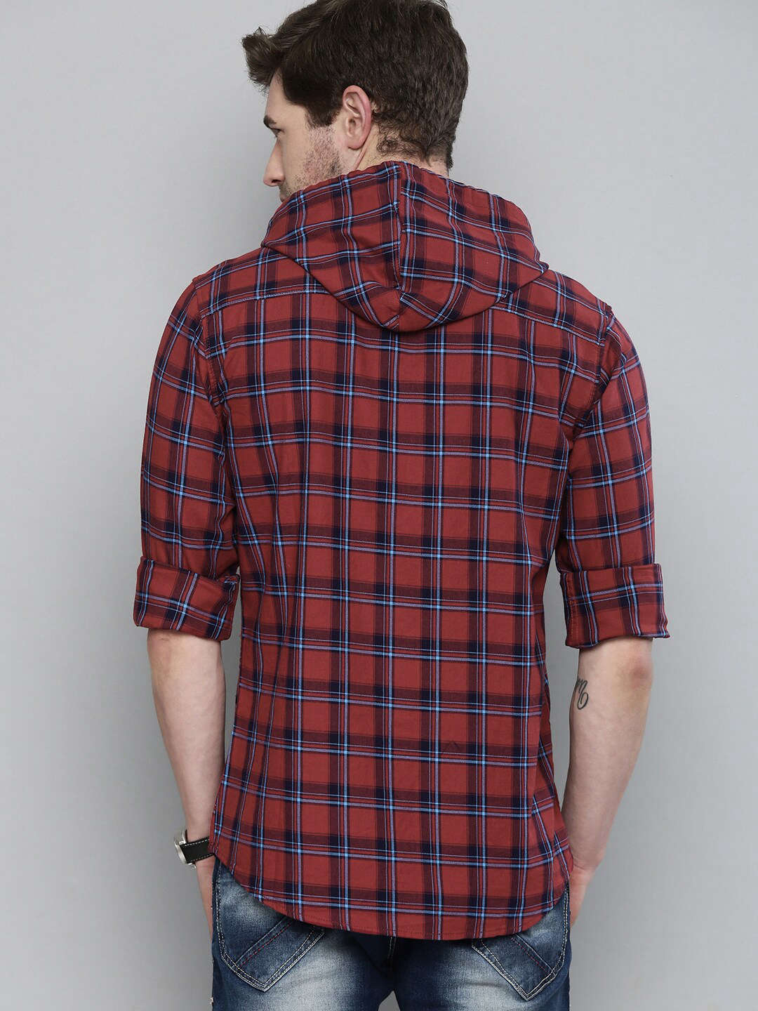 Shop Men Checks Shirt Online.