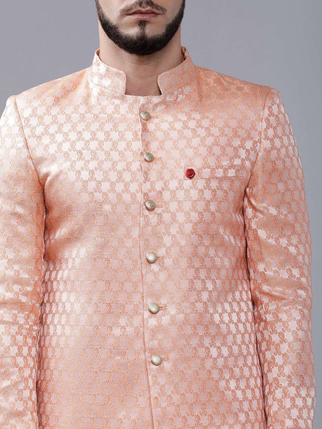 Shop Men Jacquard Sherwani Online.