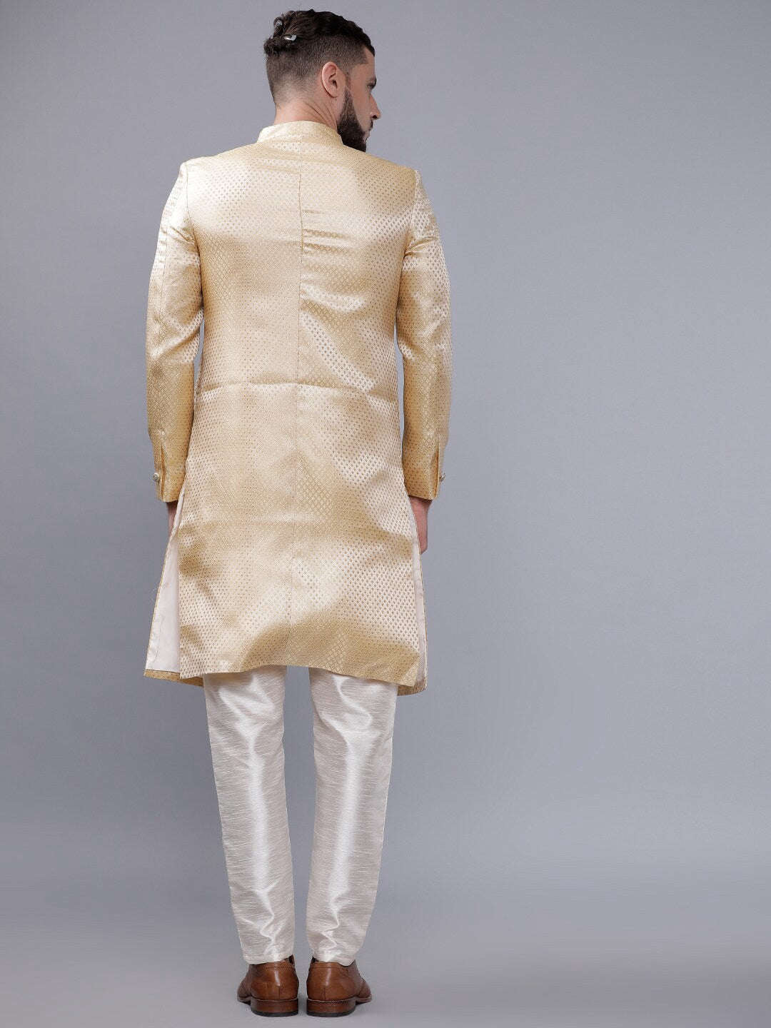 Shop Men Jacquard Sherwani Online.