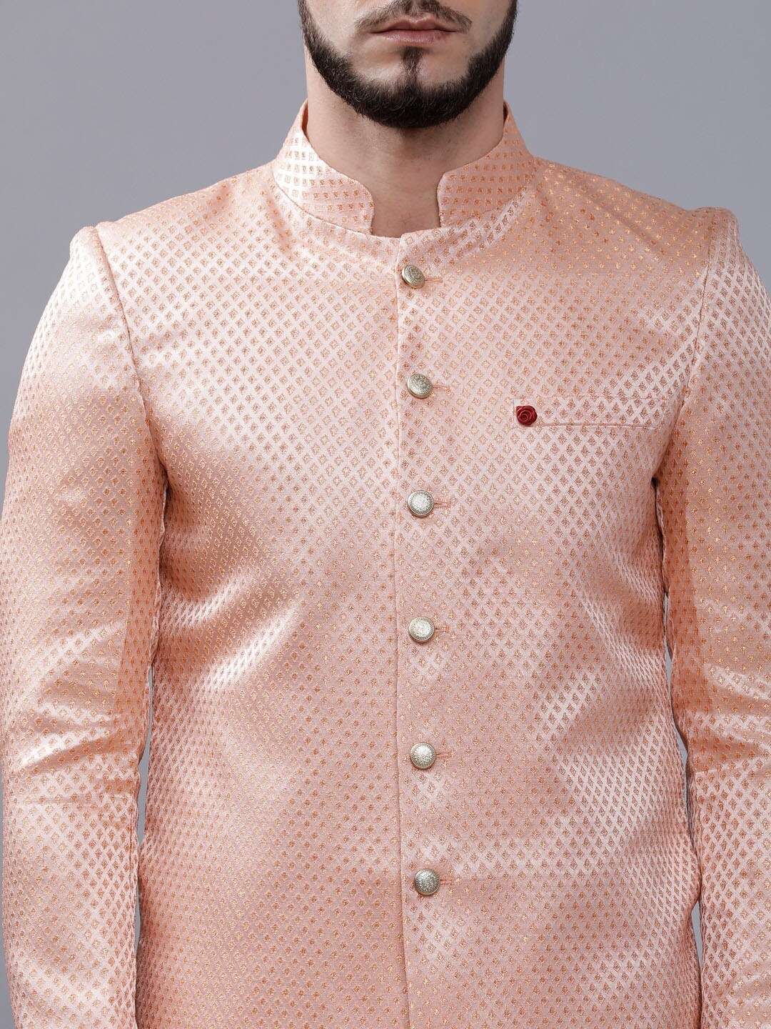 Shop Men Jacquard Sherwani Online.